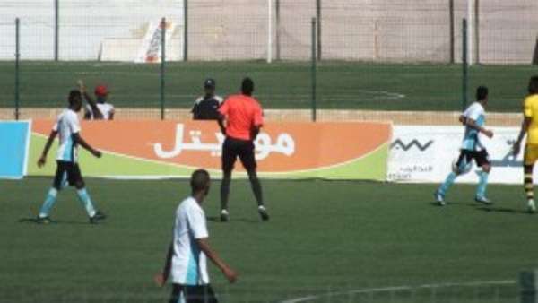 من إحدى مباريات الكرة الموريتانية
