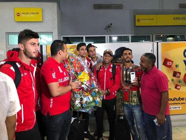 من وصول بعثة الوداد