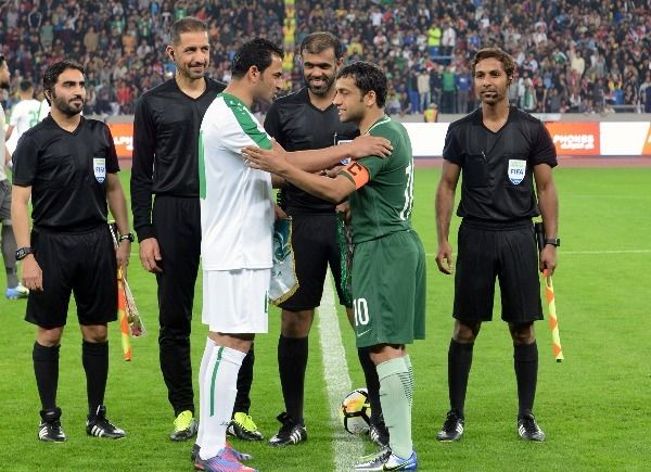 من ودية العراق والسعودية