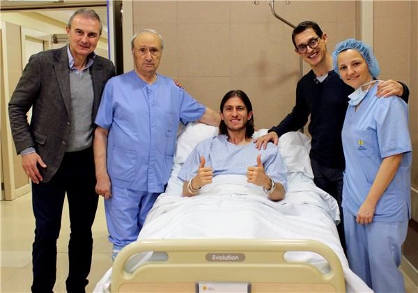 فيليبي لويس في المستشفى