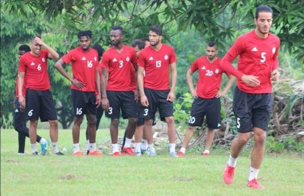 من استعدادات لاعبي الاتحاد