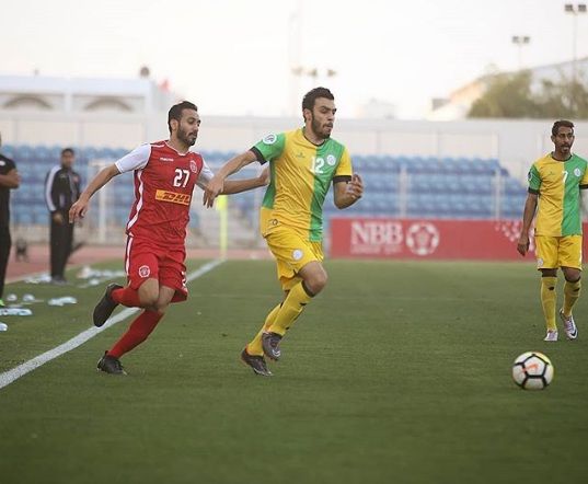 لقطة من المباراة