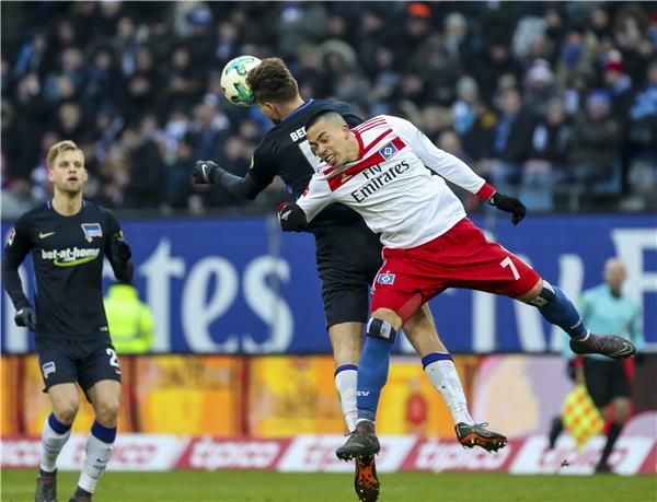 من مباراة هامبورج وهيرتا برلين