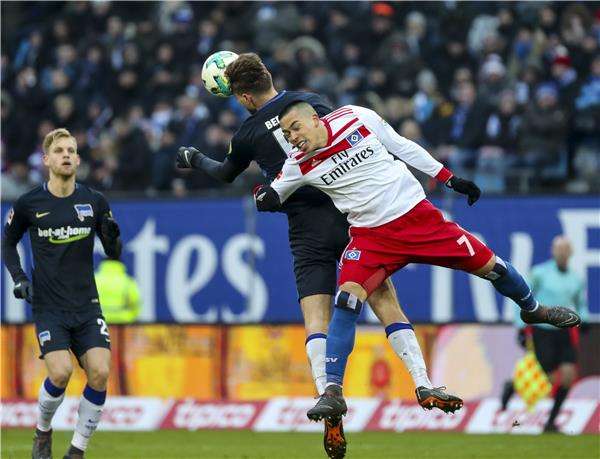 من مباراة هامبورج وهيرتا برلين