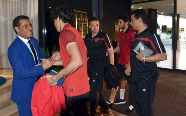 من مقر إقامة الأهلي في الجابون