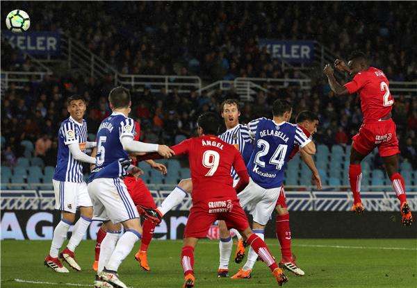 لقطة من المباراة