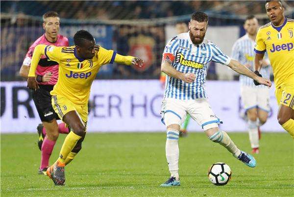 من مباراة يوفنتوس وسبال