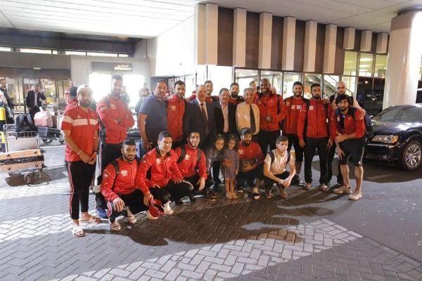 من وصول البعثة