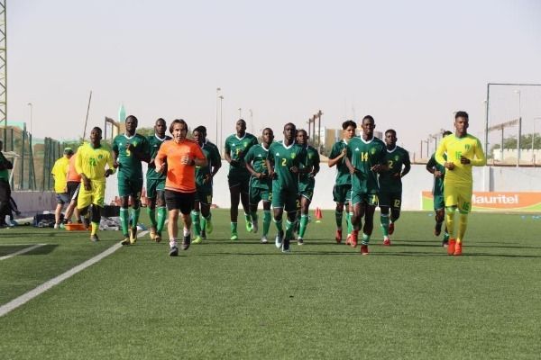 من استعدادات المنتخب الموريتاني