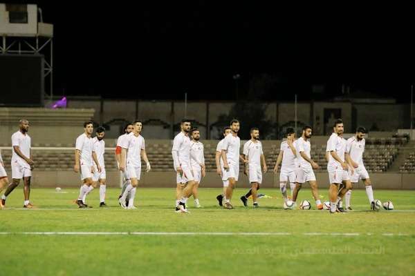 من تدريبات منتخب فلسطين