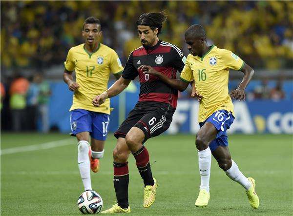 من لقاء البرازيل وألمانيا في كأس العالم 2014