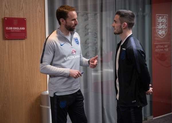 جانب من تجمع المنتخب الإنجليزي