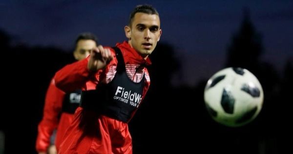 الصخيري في أول تدريب مع تونس