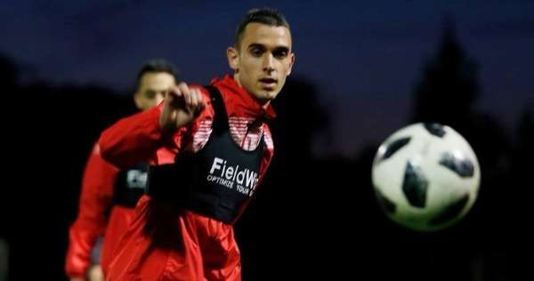 الصخيري في أول تدريب مع تونس