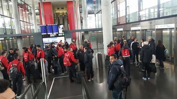 من وصول بعثة المنتخب المصري