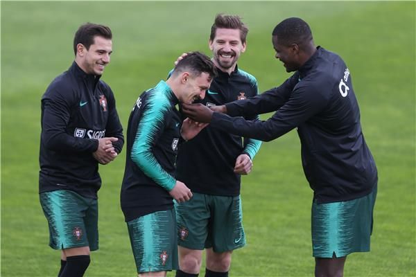 ويليام كارفاليو من تدريبات المنتخب البرتغالي