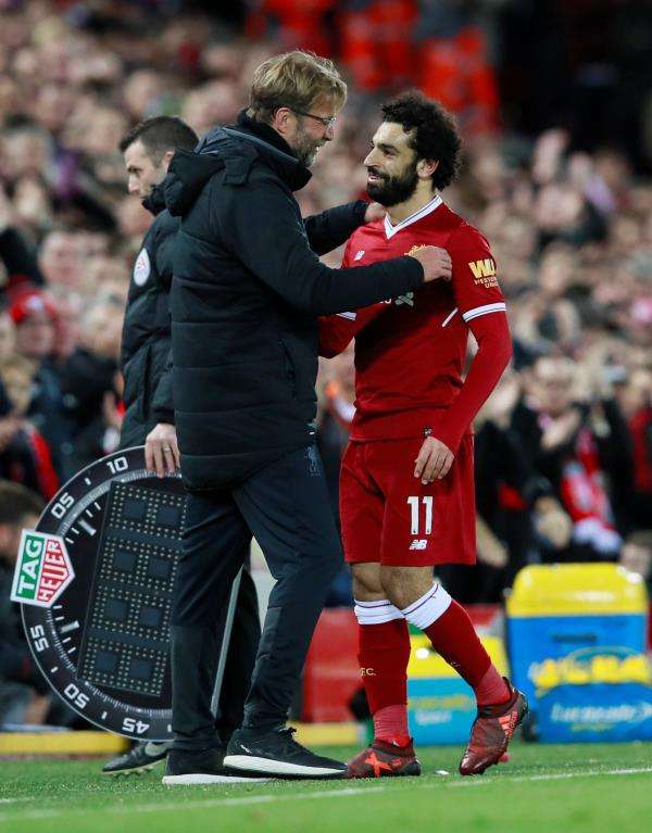 محمد صلاح ويورجن كلوب
