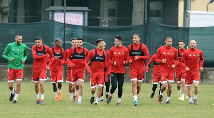 حكيمي من تدريبات المغرب