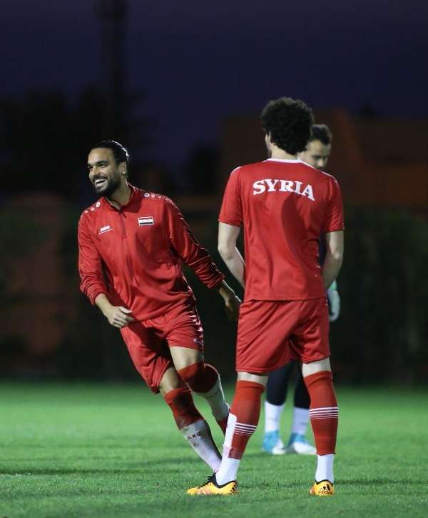 لاعبو منتخب سوريا