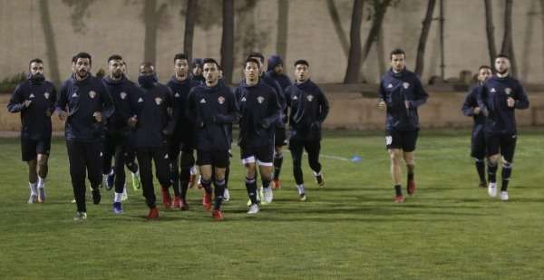 جانب من تدريبات اليوم