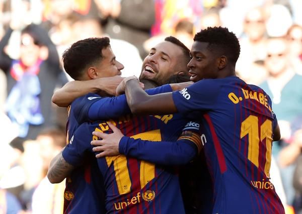 لاعبو برشلونة