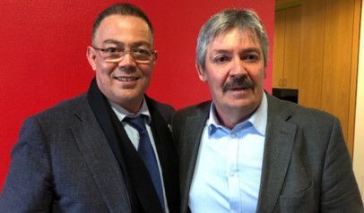 فوزي لقجع وسلافيزا كوكيزا