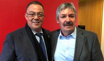 فوزي لقجع وسلافيزا كوكيزا