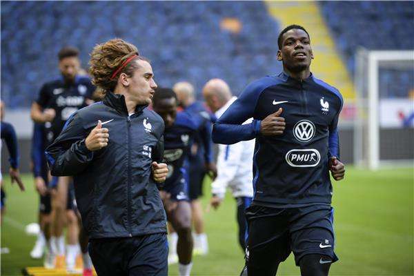 أنطوان جريزمان وبول بوجبا