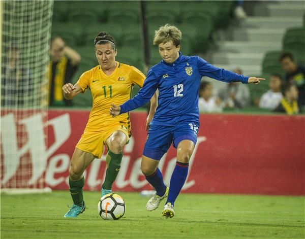 من مباراة أستراليا وتايلاند