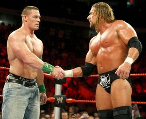 جون سينا وتريبل اتش