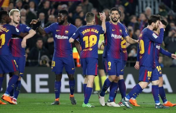 لاعبو برشلونة