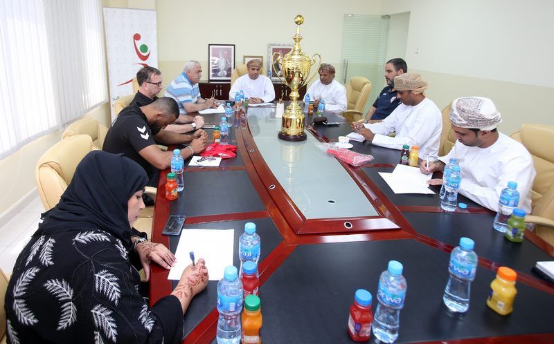 من المؤتمر الصحفي الخاص بالمباراة