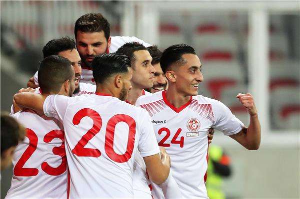 فرحة لاعبي المنتخب التونسي