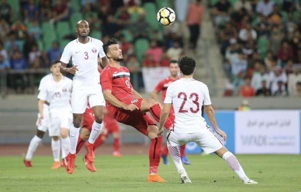 جانب من لقاء العراق وسوريا