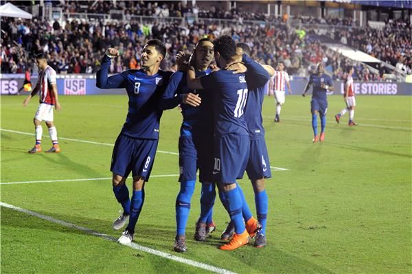 فرحة لاعبي المنتخب الأمريكي