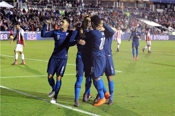 فرحة لاعبي المنتخب الأمريكي