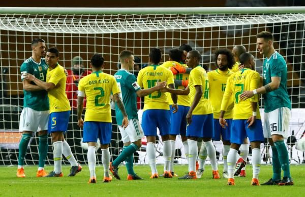 من مباراة البرازيل وألمانيا