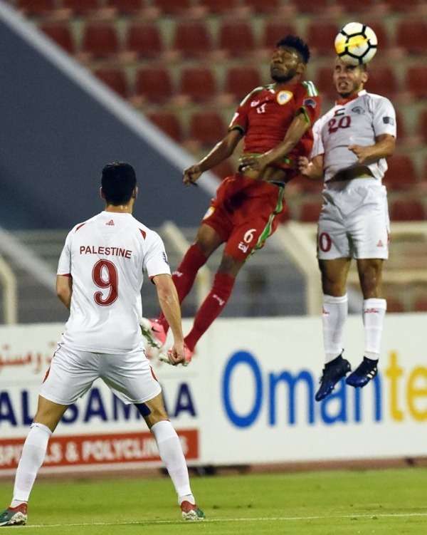 من مباراة للمنتخب الفلسطيني
