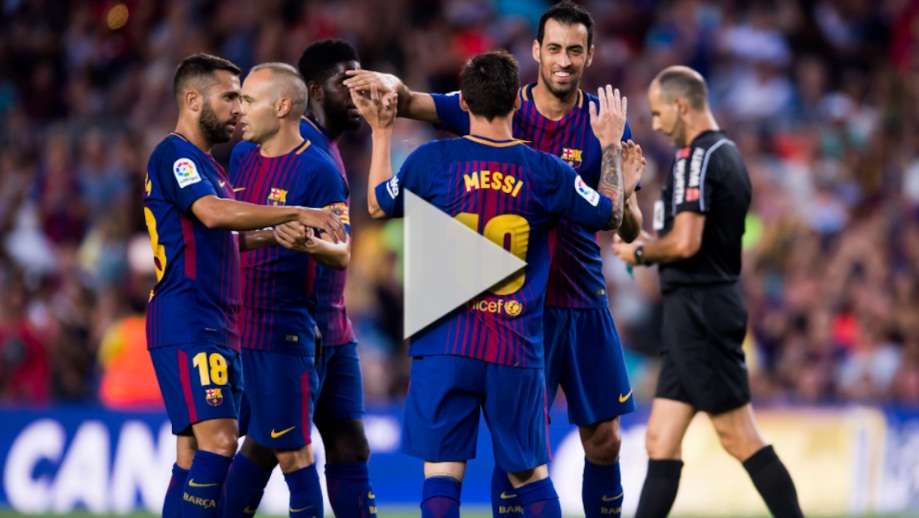 لاعبو برشلونة