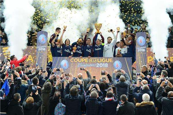 فرحة لاعبي سان جيرمان