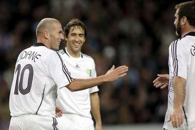 راؤول مع زيدان