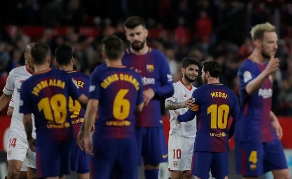 لاعبو برشلونة