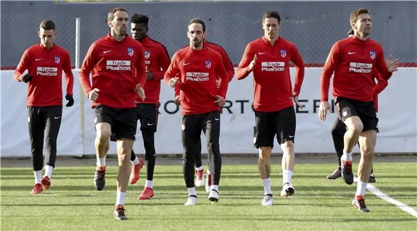 من تداريب أتليتكو مدريد