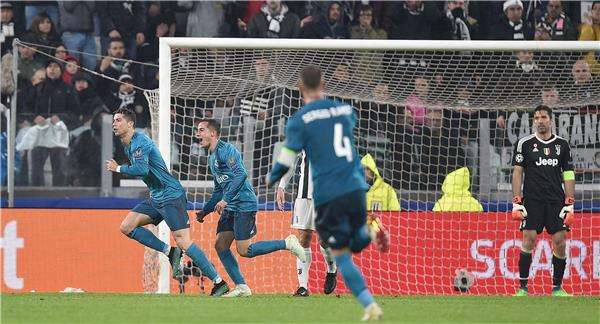 من مباراة ريال مدريد ويوفنتوس