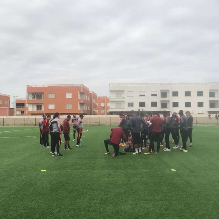 من تدريبات نهضة بركان