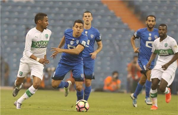 من مواجهة سابقة بين الهلال والأهلي