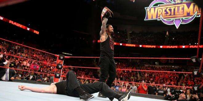 رينز وبروك ليسنر سيخوضان نزالا في ريسلمانيا 34