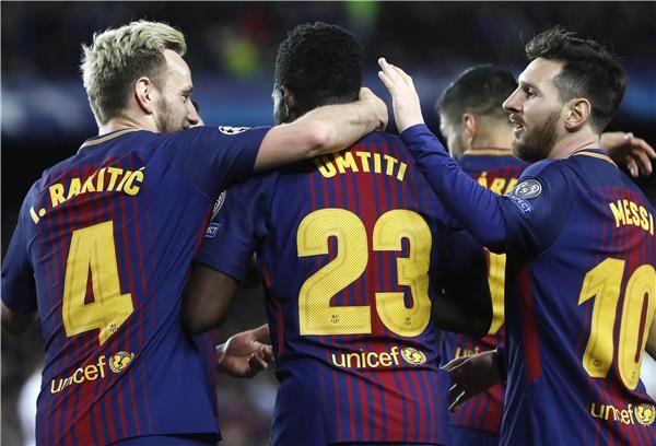 لاعبو برشلونة