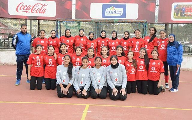 فريق الناشئات بالنادي الأهلي