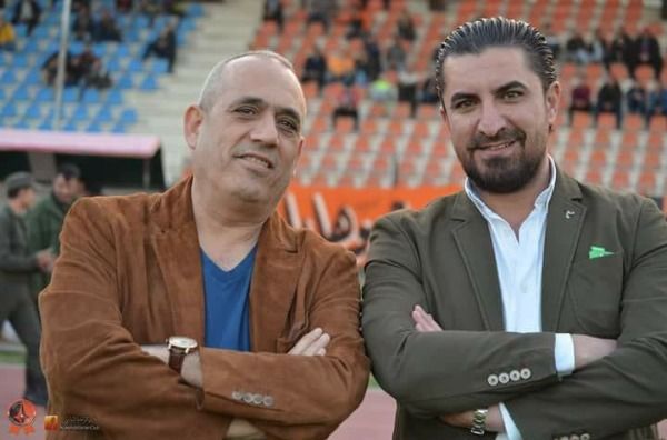 رئيس نادي الوحدة مع غياث دباس